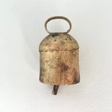 Load image into Gallery viewer, Rustic Rounded Top Tin Bell Brass Finish | 1 3/4”
