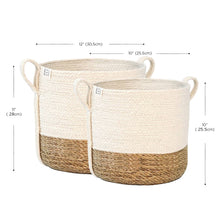 Load image into Gallery viewer, Korissa Savar Basket with Side Handle | Set of Two
